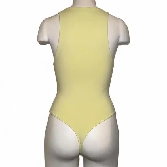 Aritzia babaton yellow bodysuit - Picture 3 of 4